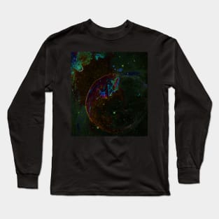 Black Panther Art - Glowing Edges 186 Long Sleeve T-Shirt